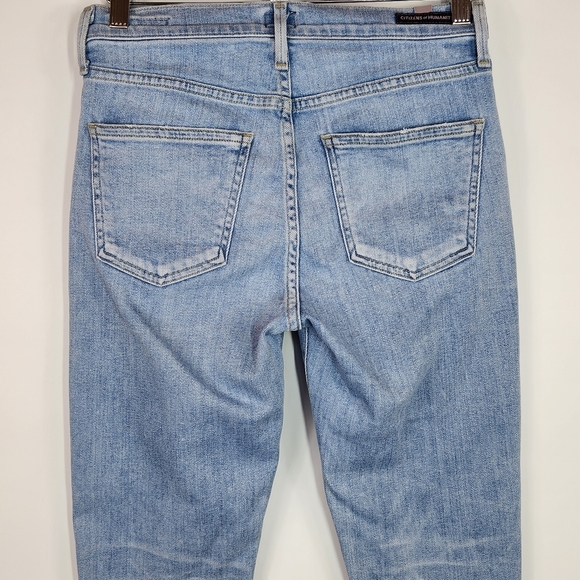 Citizens of Humanity Rocket Crop High Rise Skinny Jean Sculpt Oracle Light Wash - Picture 7 of 10